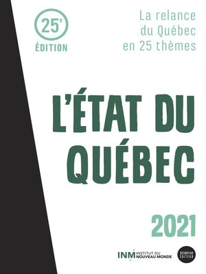 cover image of L'État du Québec 2021